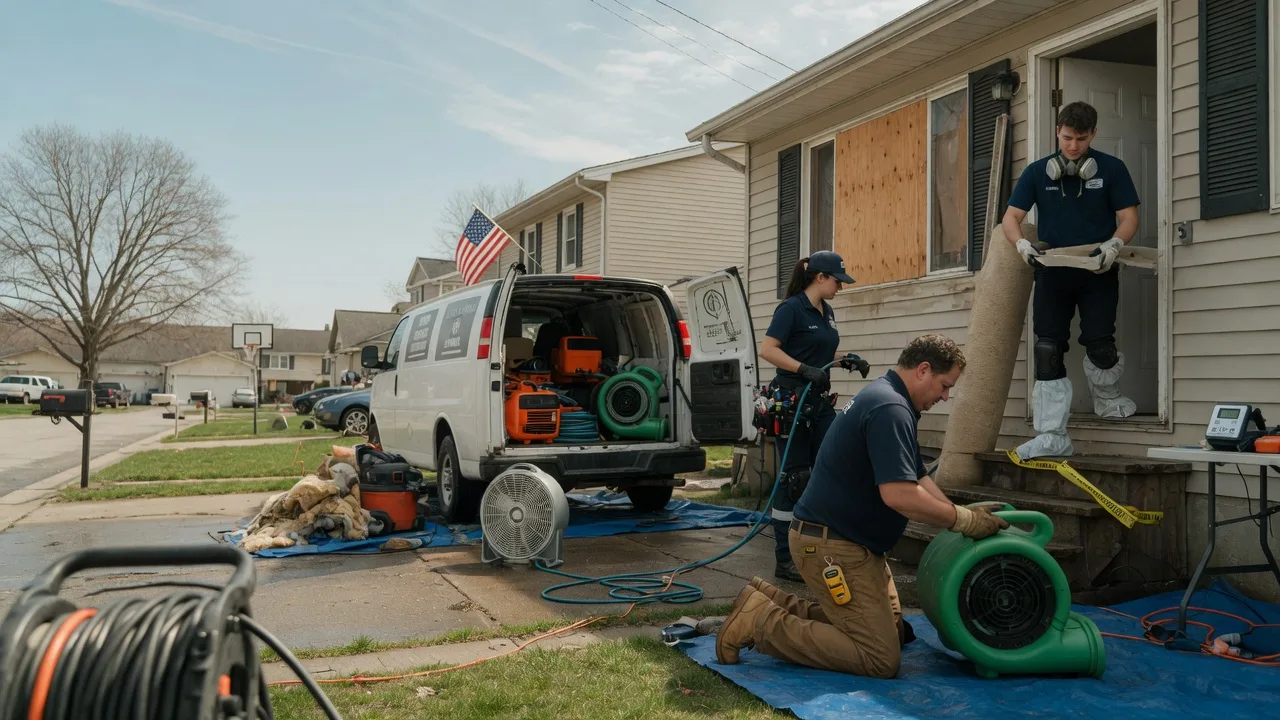 Water Damage Restoration in Rudolph, WI near me